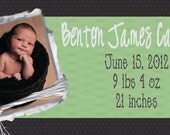 Benton Birth Announcement with picture