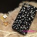 Iphone 4 Swarovski case,Iphone 4s Bling  case,Iphone 5 cover case handmade