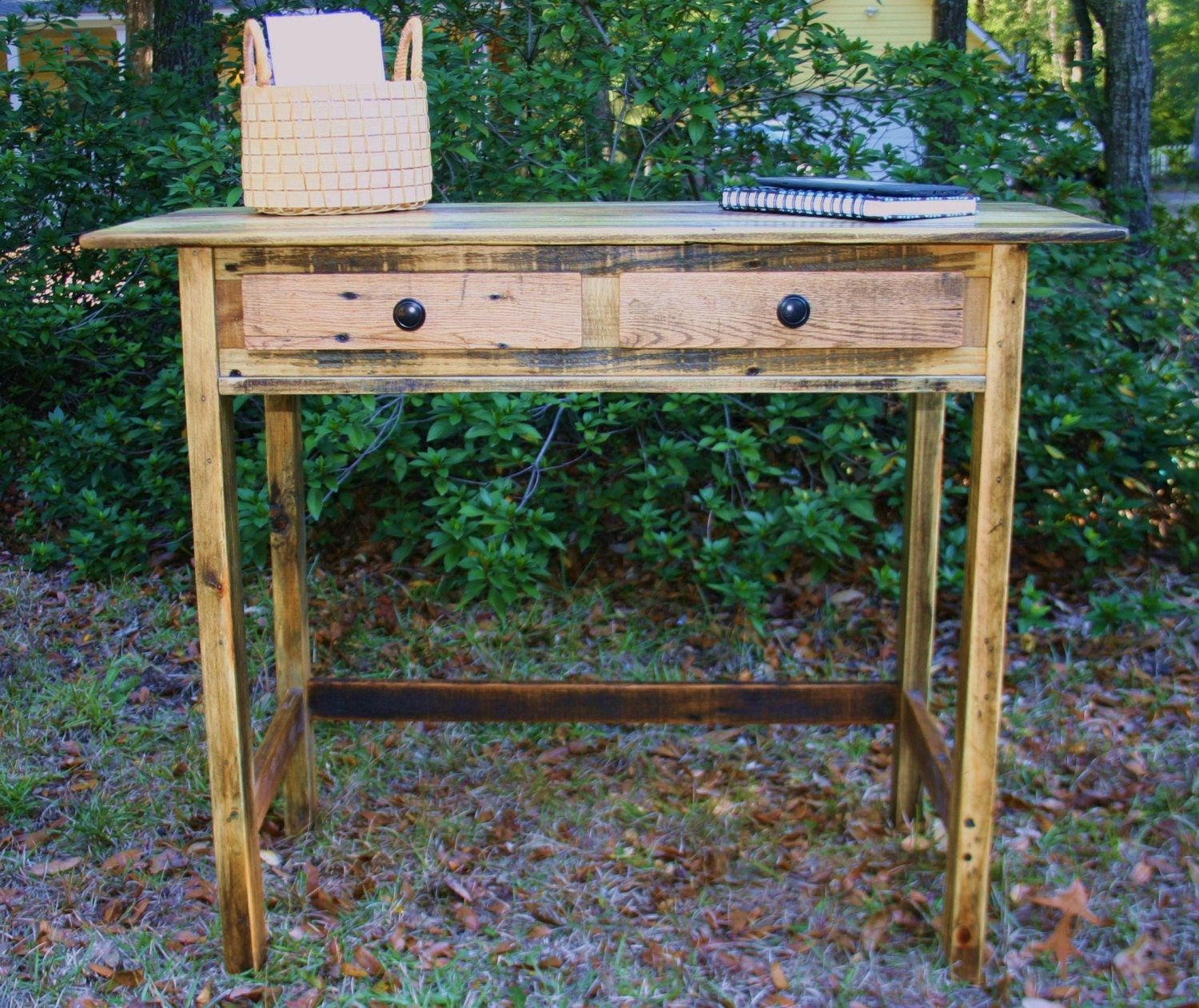 Computer Desk Home Office reclaimed wood