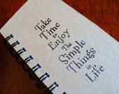 Handmade Notebook, Wire Bound Notebook, Notepad, To Do List, Shopping List, Journal, Diary, Paper Goods, Stationery