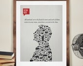 Minimalist Quotation Print - Victor Hugo