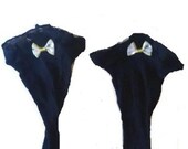 One Size Regular Black Decorated Plain Top Thigh High Womens Stockings
