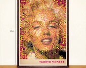Marilyn Monroe A3 Poster - Chuck Close Inspired