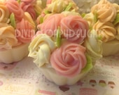 Mothers day Cupcake soap - Decorative CP pink soap Goatmilk  Birthday wedding bridal baby shower party favors gift goody bag -Mom gift