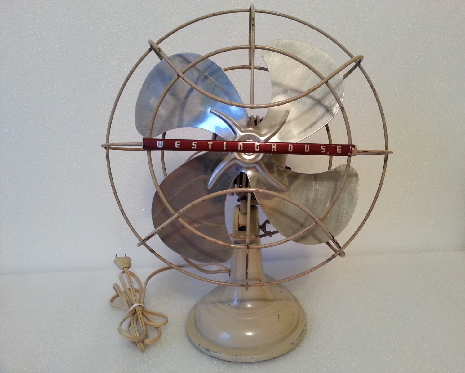 Vintage Westinghouse 10" Oscillating Table Fan
