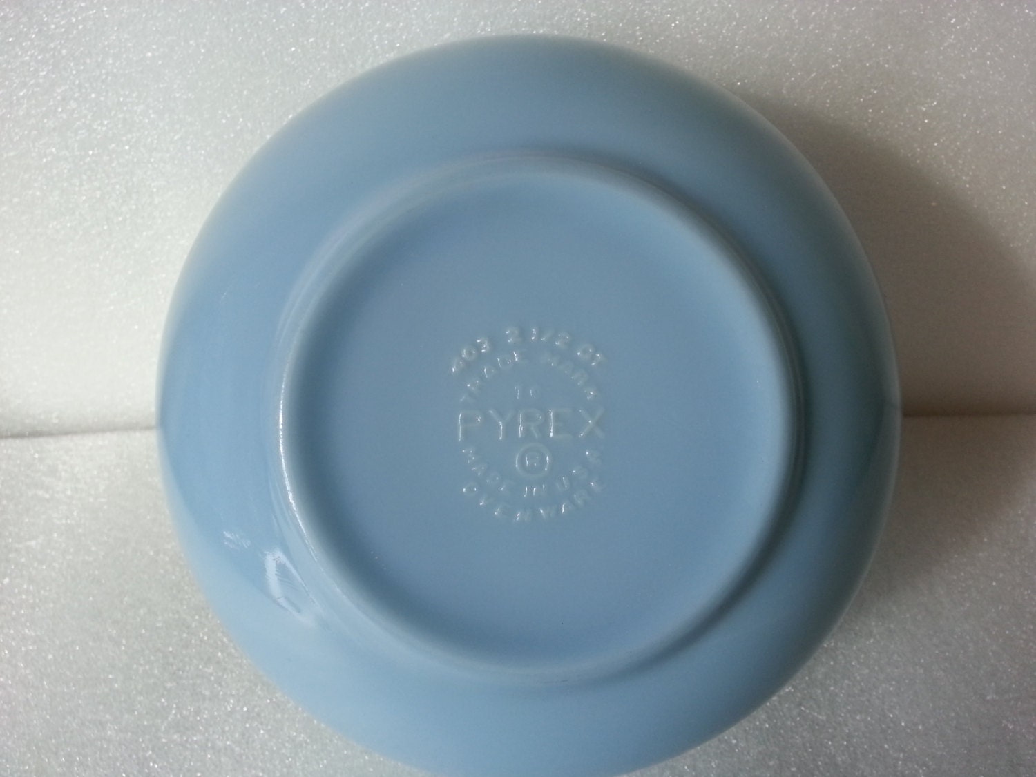 Vintage Pyrex Delphite Blue (Bluebelle) 403 - 2 1/2 QT Mixing Bowl