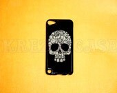 iPod Touch 5 Case, Floral Skull Case, iPod touch 5G Cover,Case for iPod touch 5