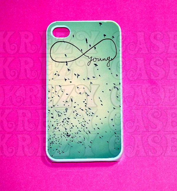 iphone 4 Case, iPhone 4s case - Young in Infinity iPhone 4 Cases, Iphone 4s Cover,Case for iPhone 4