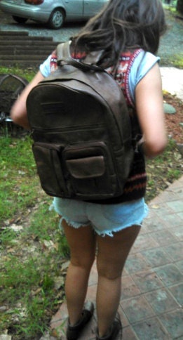 RoadKid Leather Back Pack