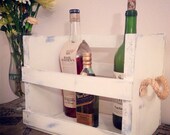 Shabby Chic Rustic Wedding Decor/ Wine Crate with 
