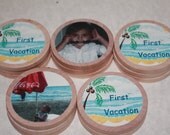 Personalized Wooden Memory Game, first birthday, first vacation, photo album, montessori memory game, toys memory game, waldorf memory game,