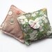 lavender bags in vintage textiles