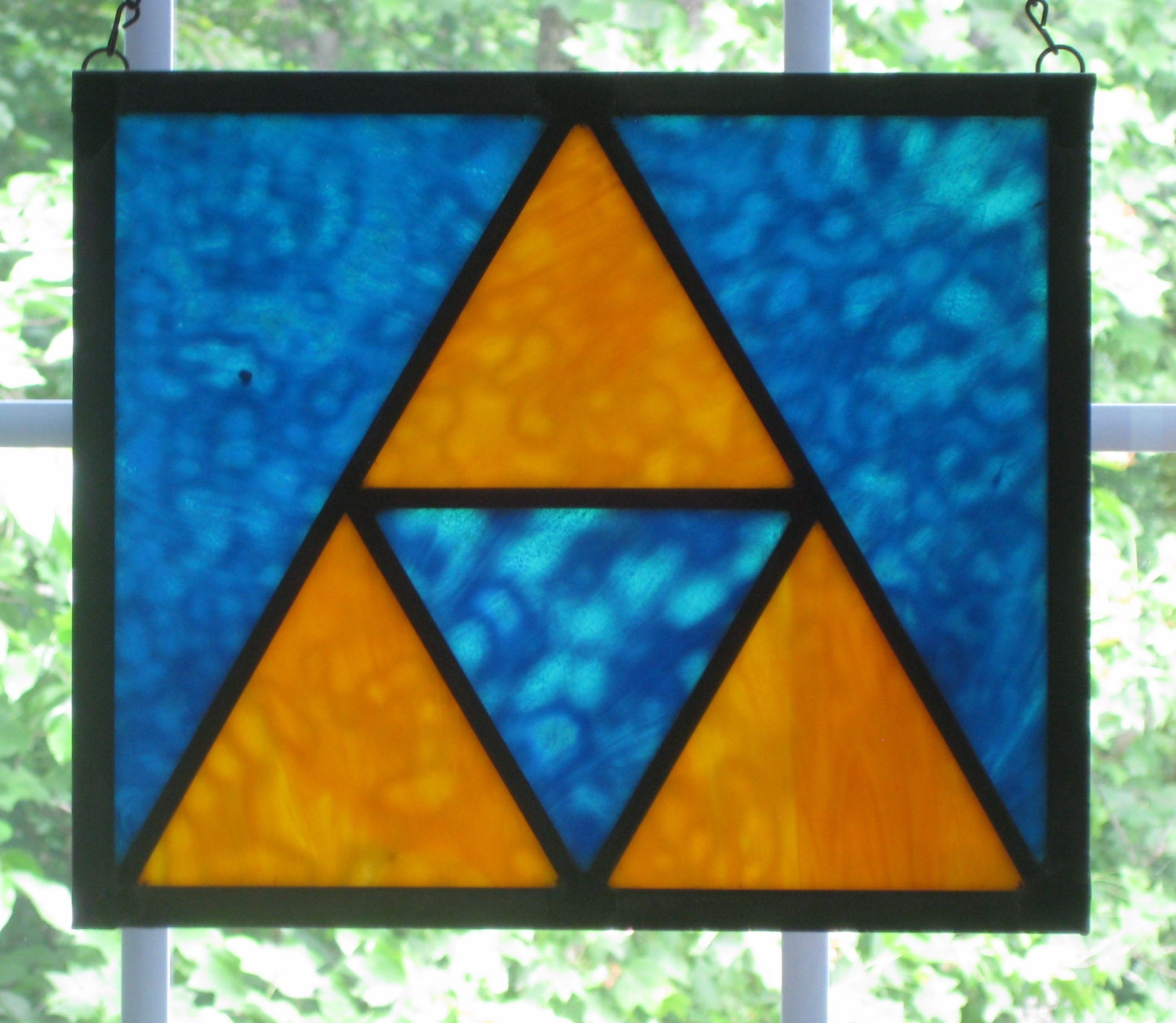 Zelda Special Edition Triforce - Radiant Gold/Blue Abyss