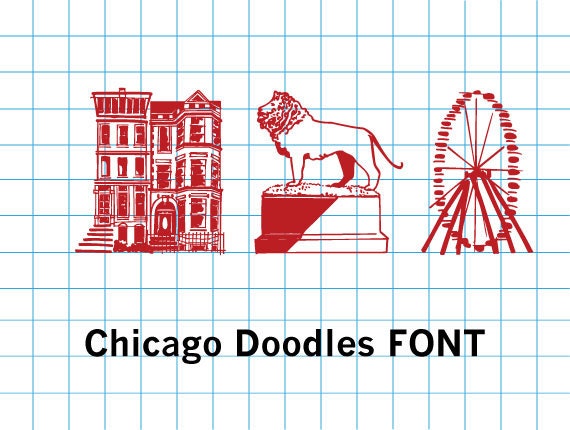 Chicago Doodles Font