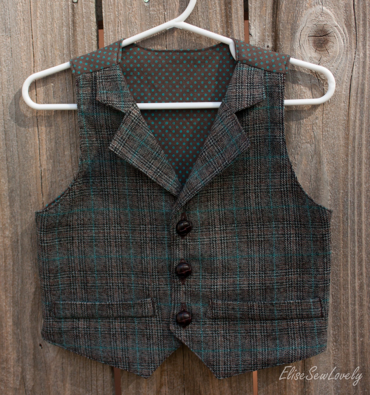 Toddler Boy Vest Special Occasion Easter Wedding Photo