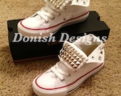 Custom Studded Converse Shoes
