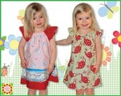 Cecilia SEWING PATTERN for Children, Girls Peasant Dress pattern , Toddler, Baby, 12m-12y, pdf, ebook, tutorial,kids