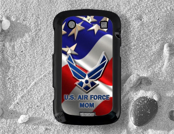 US Air Force, Blackberry 9900 case, Military, Blackberry cover, Patriotic, USA, American Flag, Red, White, Blue, Old Glory (002-0012-bb)