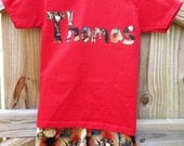 Boy's Pajama Shorts. Set of Lounge Shorts and Personalized T-shirt. Choice of fabric and size. Sizes 6, 7, 8, 10, 12