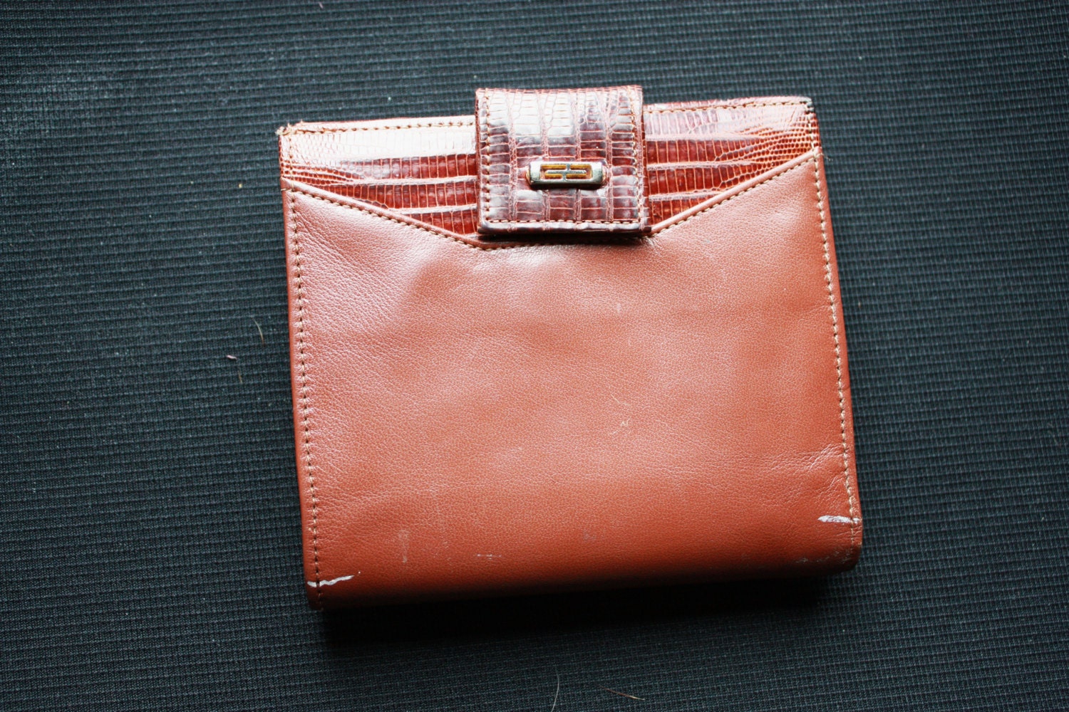 Vintage NORDSTROM Genuine leather brown WALLET