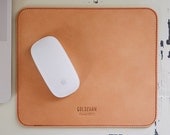 Organic leather mousepad