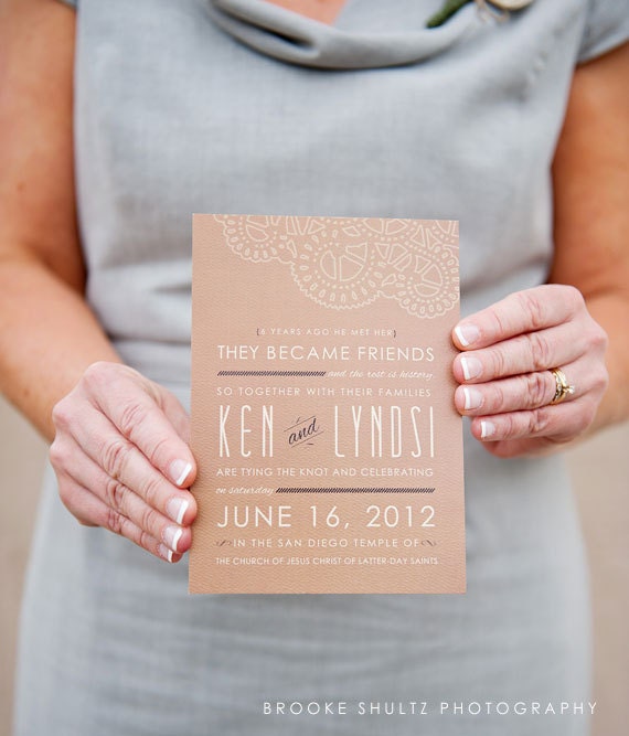 Burlap & Lace Wedding Invitation Suite Printable