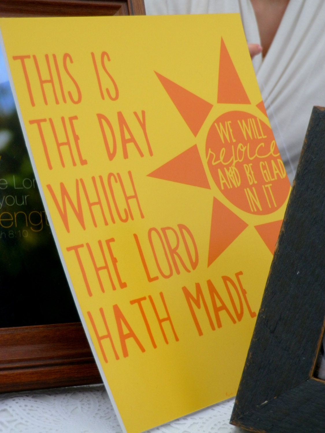 This Is The Day art 8x10" mounted print