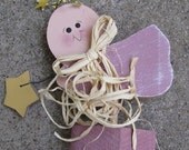 Counry Crafts 868AG-Angel on Stand Mauve