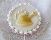 Sandwich Cookie Fondant Cupcake Pick, Mini Cake Topper - Stamped Garden  Bouquet