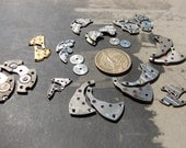 Antique Vintage Steampunk Watch parts / Pocket Watch parts / Altered Art Industrial MIxed Media Assemblage / steam punk