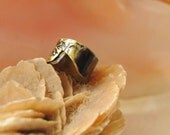 SALE gift, Valentine day gift, Avant Garde, brass and silver  ring, unique texture, hand crafted with love, gold and  brown pattern, unisex