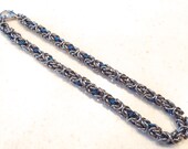Byzantine Police Support Necklace - Thin Blue Line Series