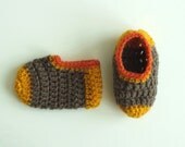 Toddler Crochet Booties / Slippers, Children, Boys, Girls, Kids