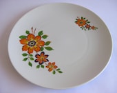 Vintage Porcelain Fruit or Serving Plate with Flower Decor - Winterling Bavaria West Germany