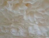 coffee filters pendant lighting, cottage chic, shabby, hanging lamp, handmade ooak lamp, lovely glow