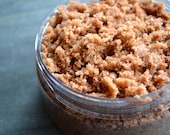 Body Scrub,Chocolate, bath and beauty, natural sugar scrub with cocoa and shea butter 100% Natural