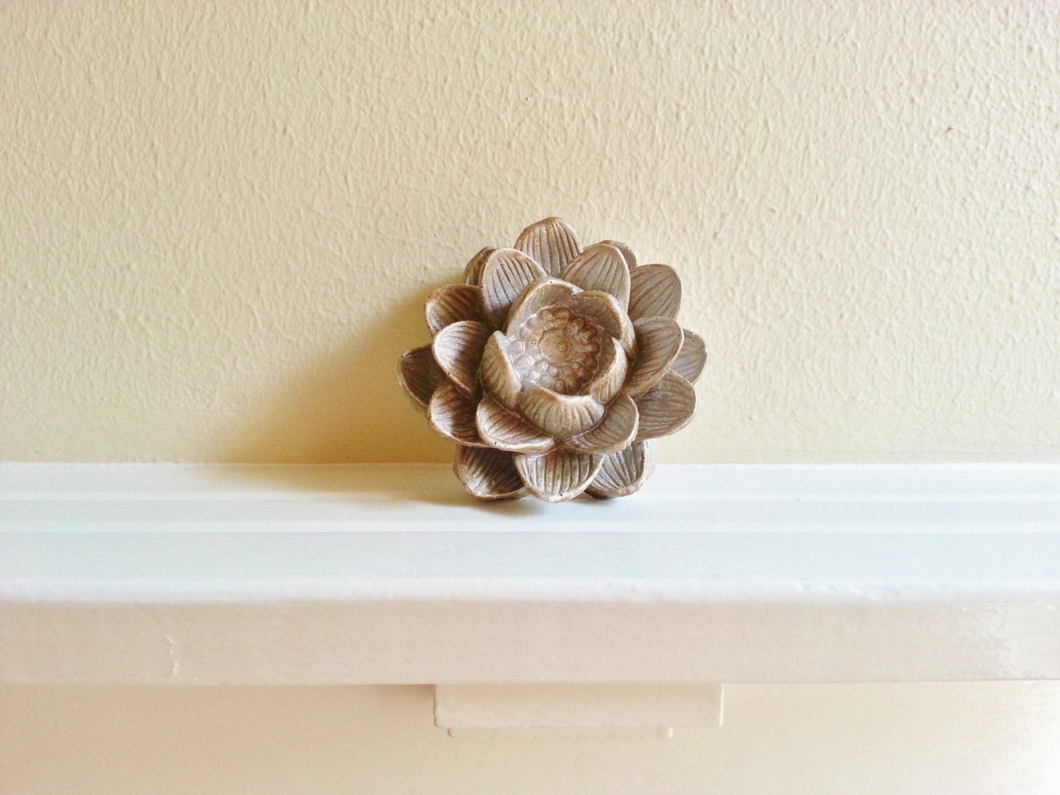 Flower Sculpture, Wedding Favors, Tabletop Centerpiece, Desktop Accessory, Wall Hanging