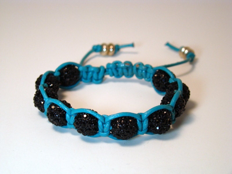Micro Pave CZ Disco Ball Macrame Bracelet, Shamballa Bracelet, Adjustable Bracelet, Friendship Bracelet, Jewelry