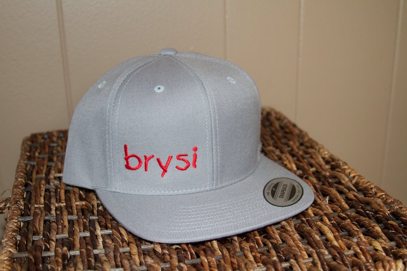 BrySi Hat - Gray Snapback  (NEW ITEM)