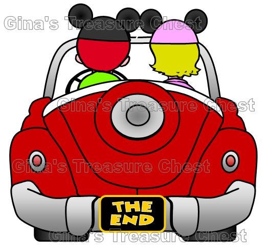 Disney The Best Trip Ever The End Couple Scrapbook Paper Piece Piecing