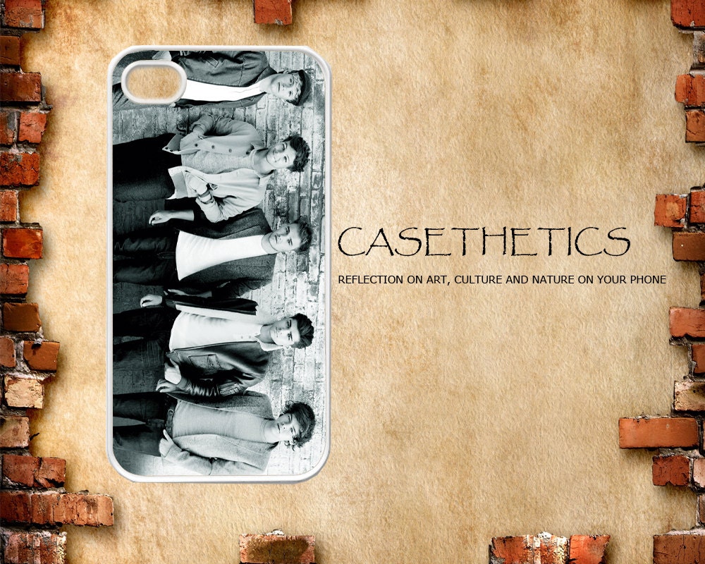 Apple iPhone 4 4G 4S / iPhone 5 5G / iPod Touch 5 Case Cover Skin One Direction Black And White  Design Mobile Phone Accessory