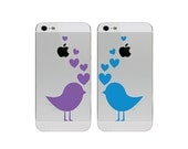 Romantic Vinyl Decal / Sticker to fit all iPhone models and most other smart phones - Custom sizes available - precision die cut romance