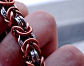 Byzantine Chainmaille Bracelet - Copper Chainmail - Chainmaille Jewelry