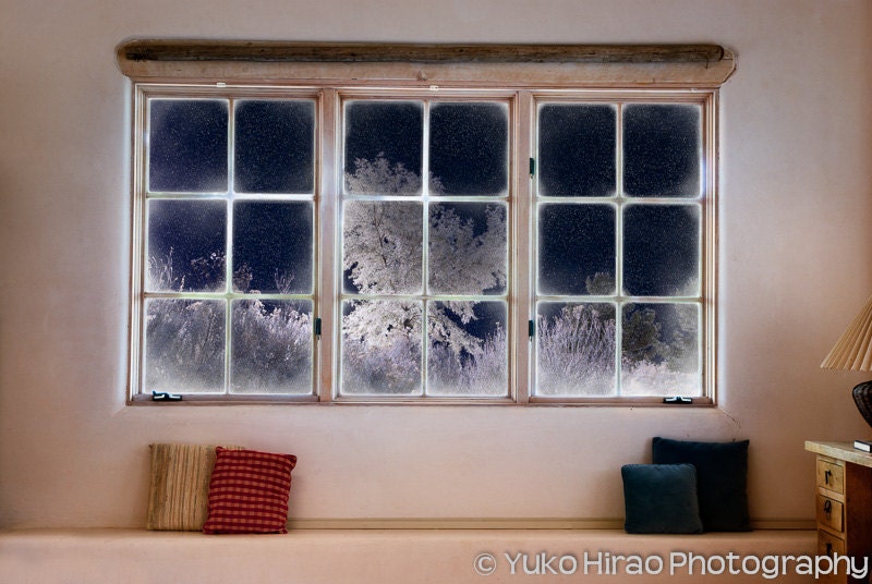 Fine art matted photo print "Magical Window - Winter" 8 x 12
