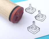 Retro Video Game Controller Rubber Stamp