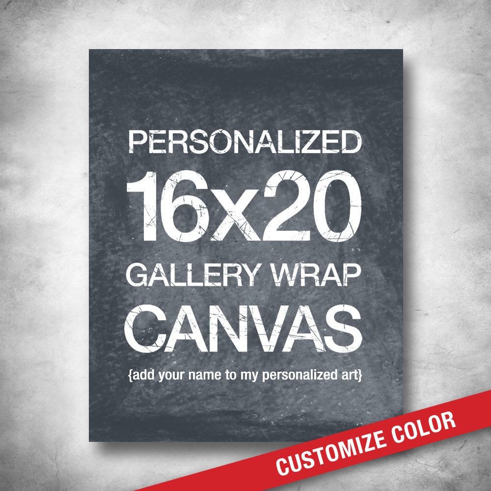 Personalized Subway Art. Inspirational Quote. Family Quote. Baby Birth Stats. Personalized Wedding Art. Custom Color. 16x20 CANVAS