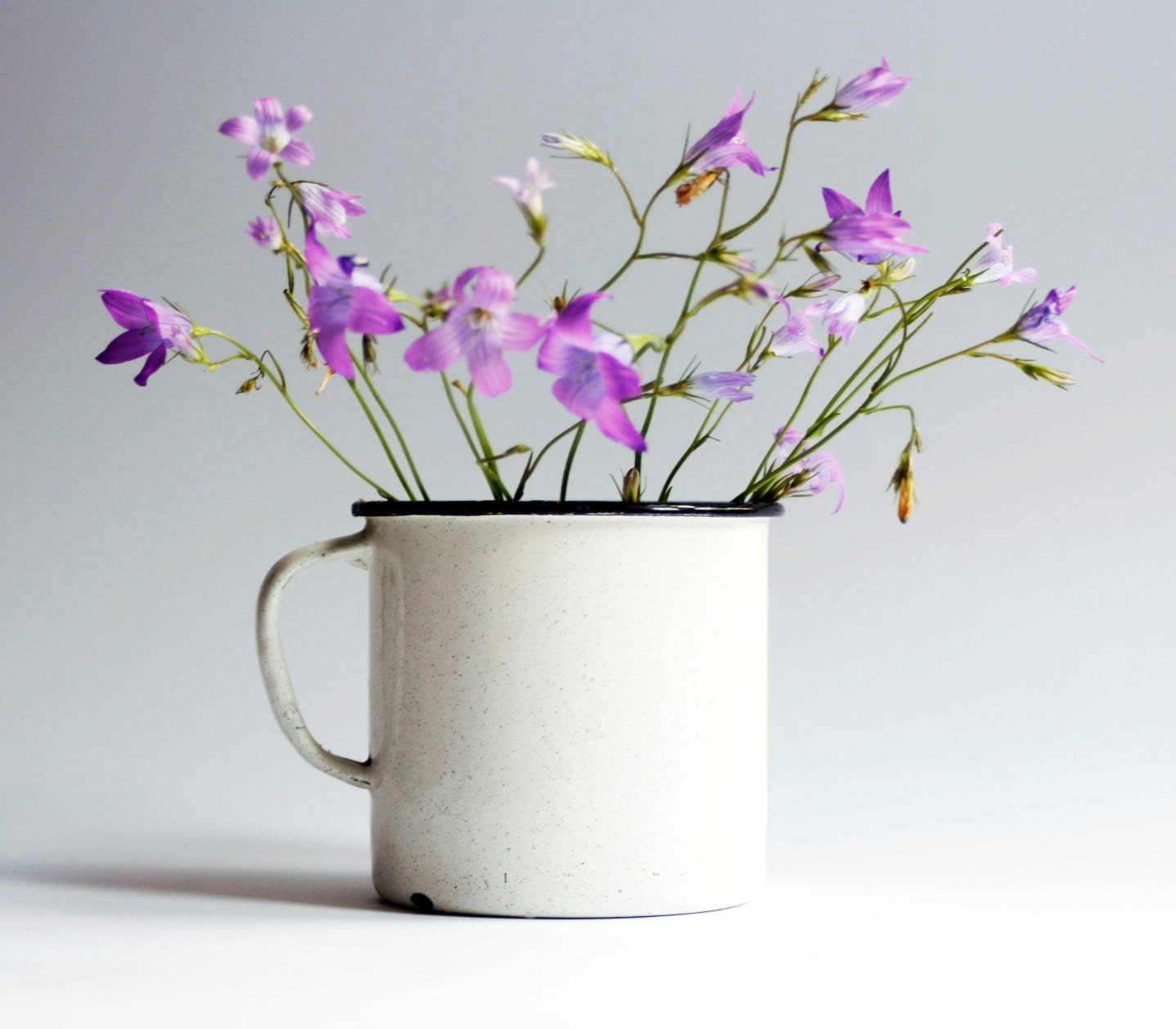 soviet union vintage metal enamelled cup