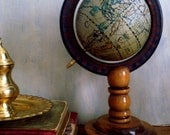Vintage Globe with a map of the old world,1960s, Rotary