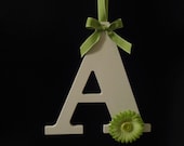 Painted Initial - Wall Decor - Door Decor - Wedding Decor - Painted Wooden Letters - Door Wreath - Graduation Gift - Dorm Decor