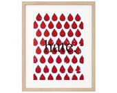 Hate - Silkscreen Vintage Prinr - 28,5x39cm 200gr - Limited Edition